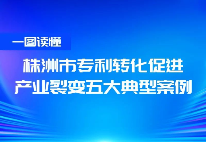 株洲市專利轉化促進產業裂變五大典型案例